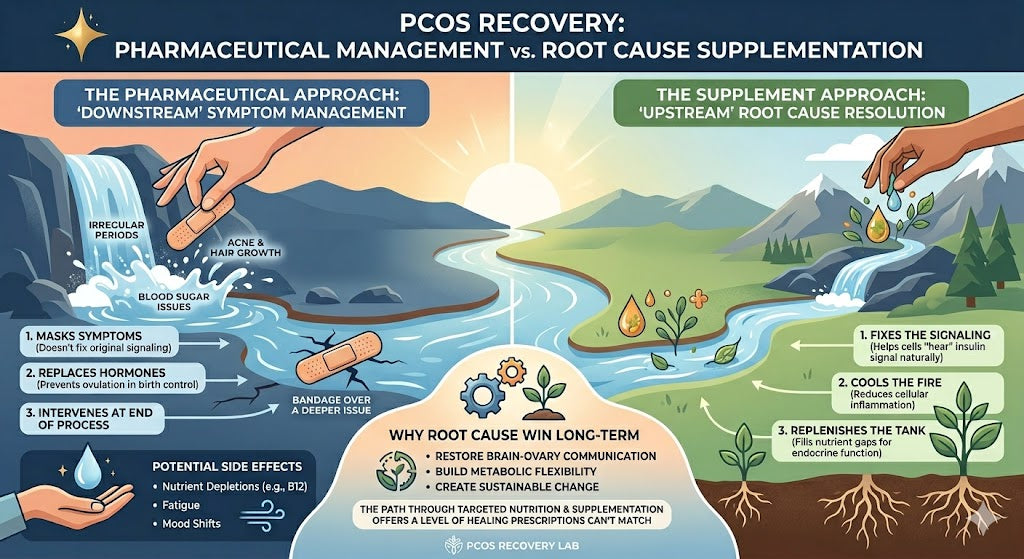 Medication vs. Supplements: Why the "Root Cause" Approach Changes the Game for PCOS