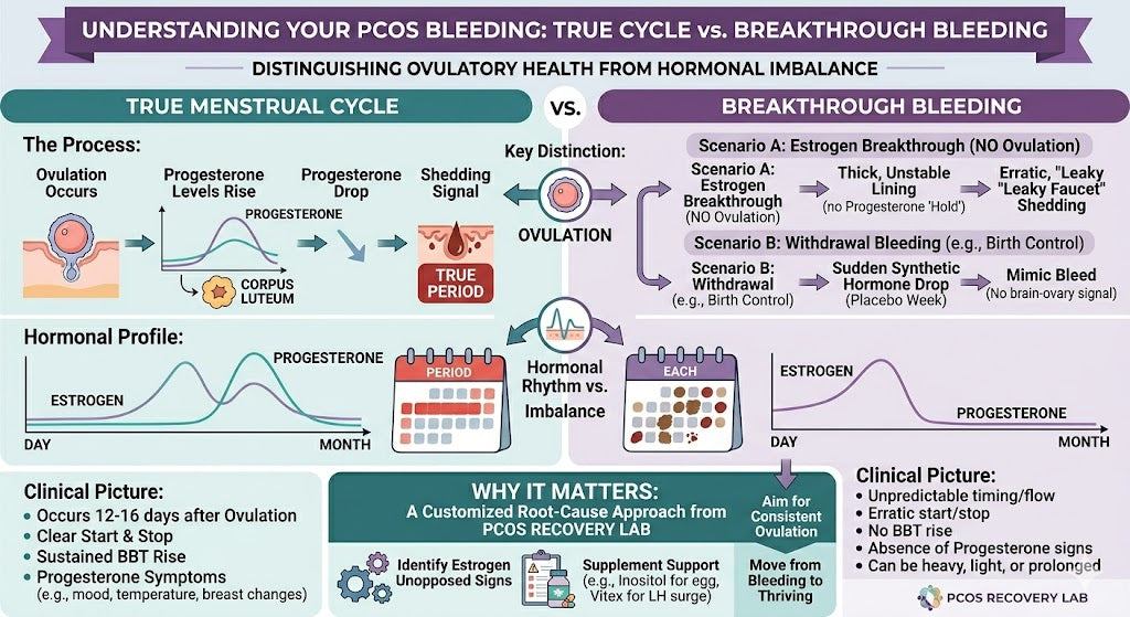 True Cycles vs. Breakthrough Bleeding: Is Your Period Actually a Period?