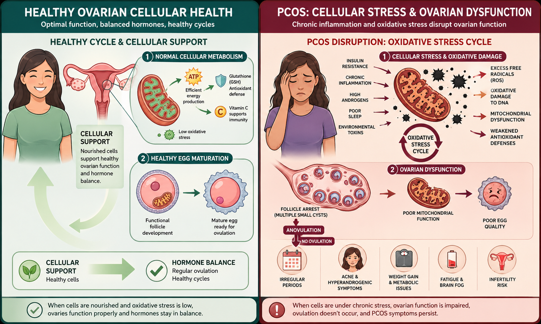 PCOS and Oxidative Stress: The Hidden Link Behind Many Symptoms