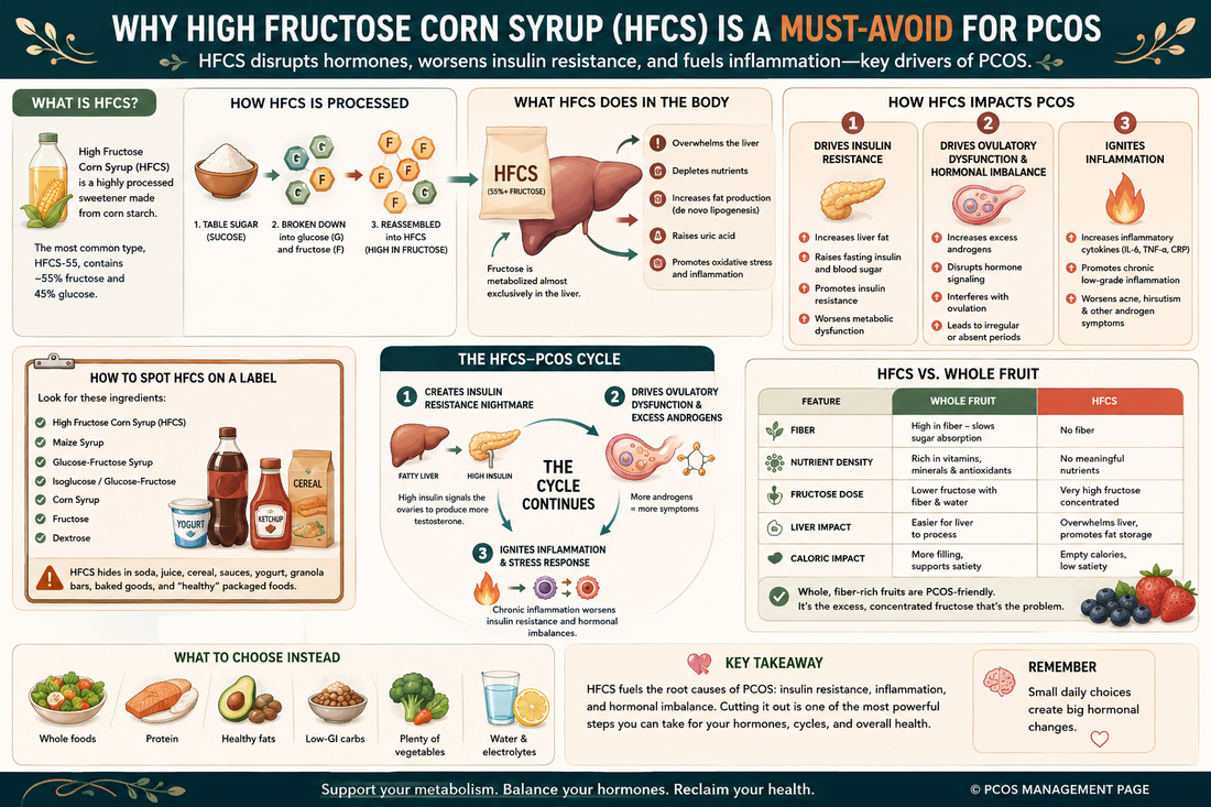 Why High Fructose Corn Syrup Can Be Especially Harmful for PCOS