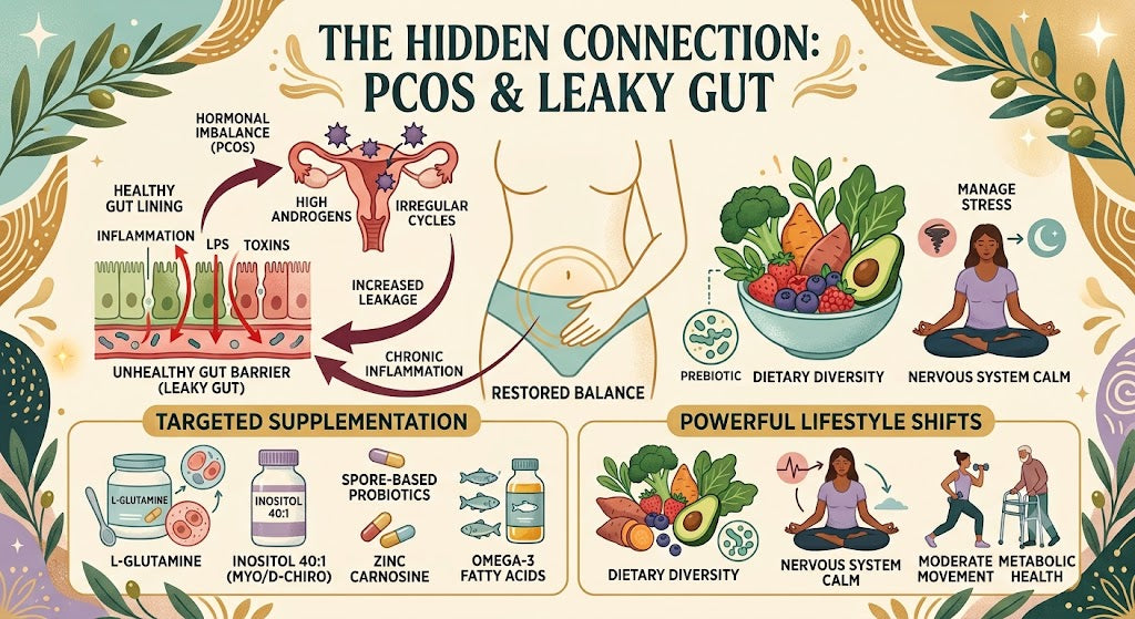 The Hidden Connection: How PCOS and Leaky Gut Fuel Each Other