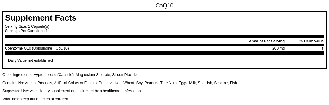 CoQ10