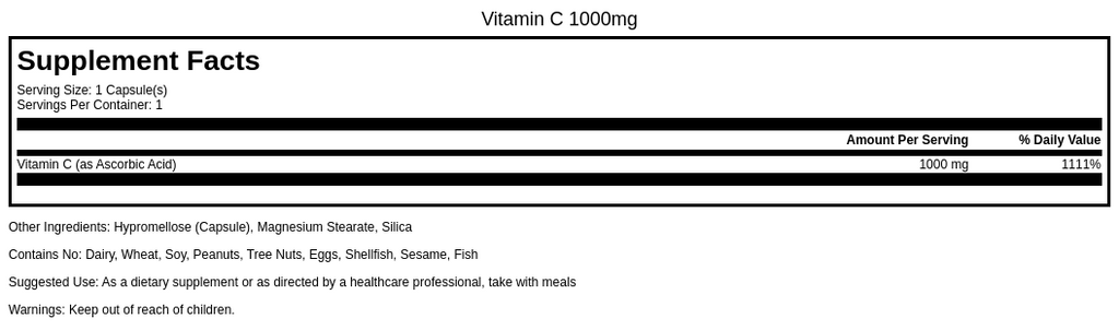 Vitamin C