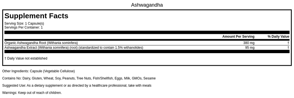 Ashwagandha
