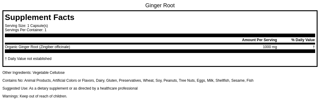 Ginger Root