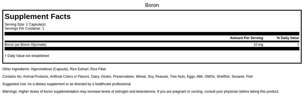 Boron
