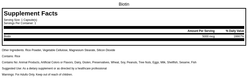 Biotin