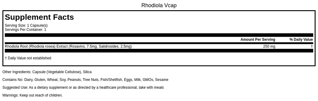 Rhodiola