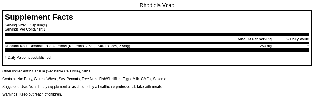 Rhodiola