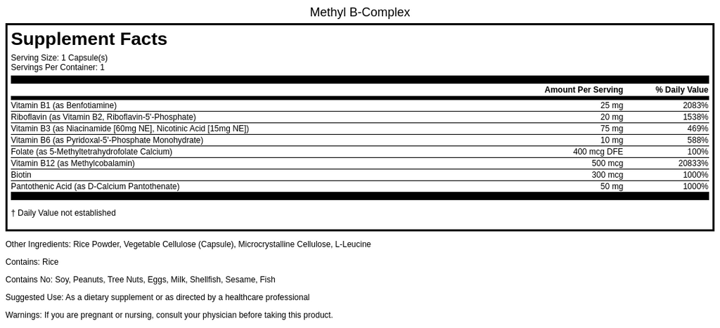 Methyl B-Complex