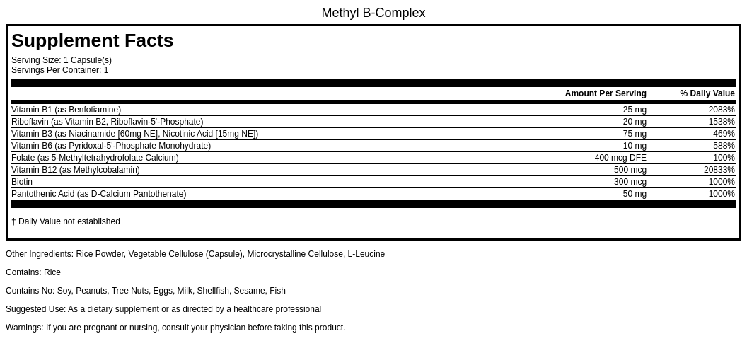 Methyl B-Complex